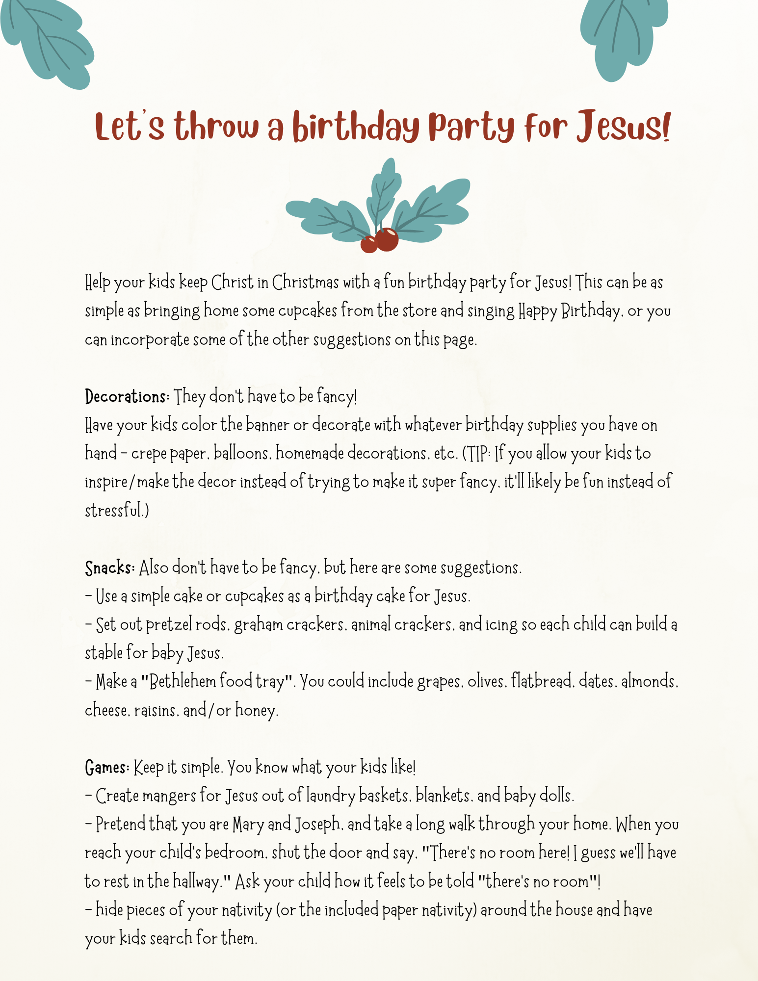 Birthday Party for Jesus! (GROUP LICENSE) - Image 2