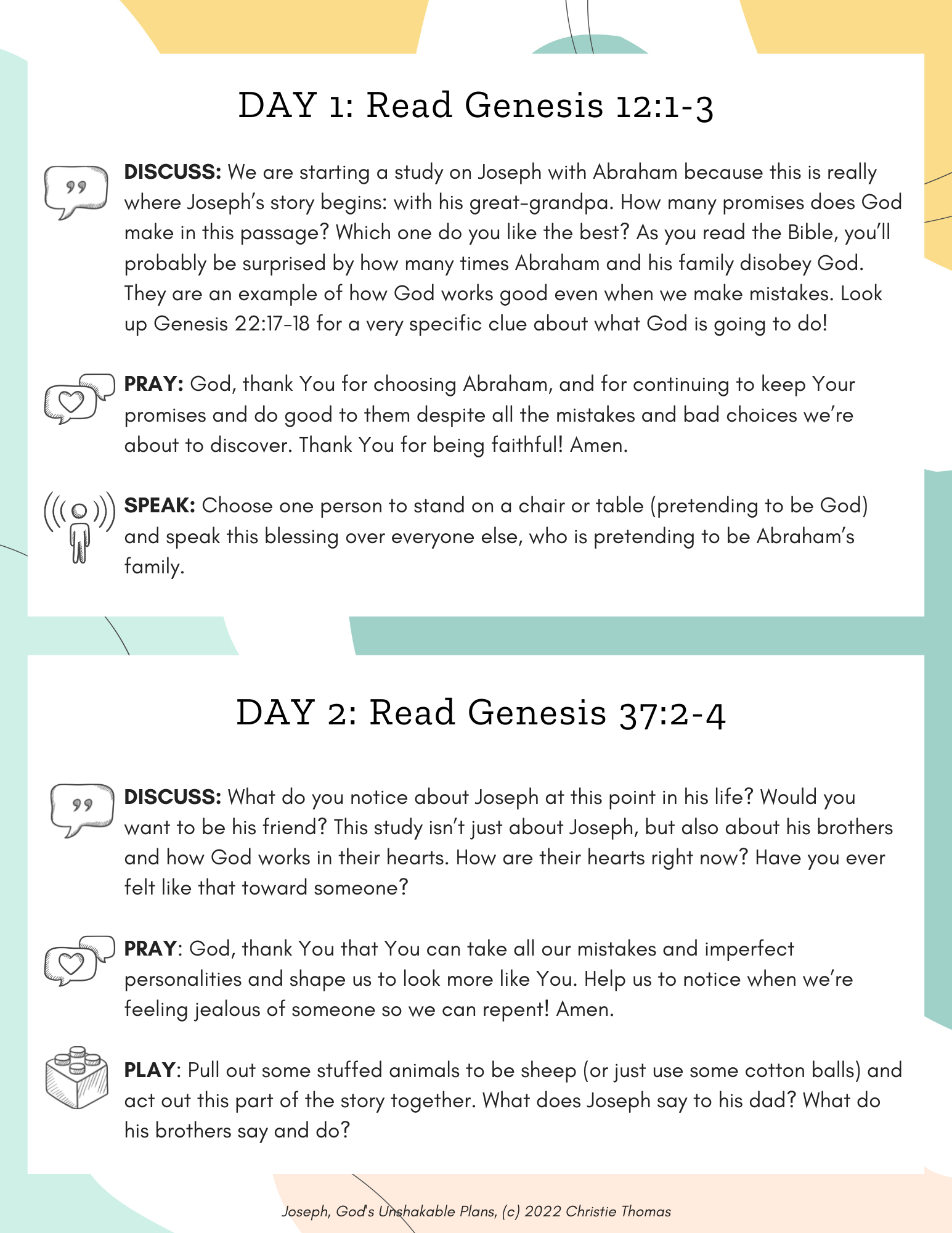 Joseph : God's Unshakable Plans (Family Bible Study) - Image 3